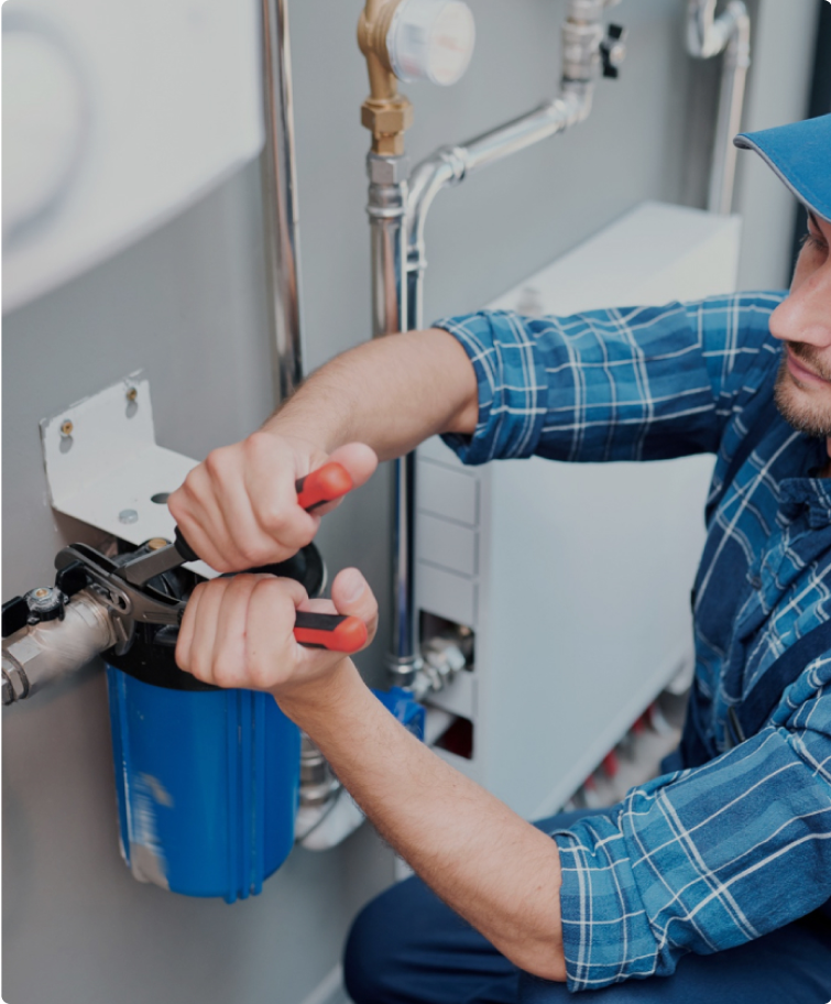 Plumber Fixing Pipe